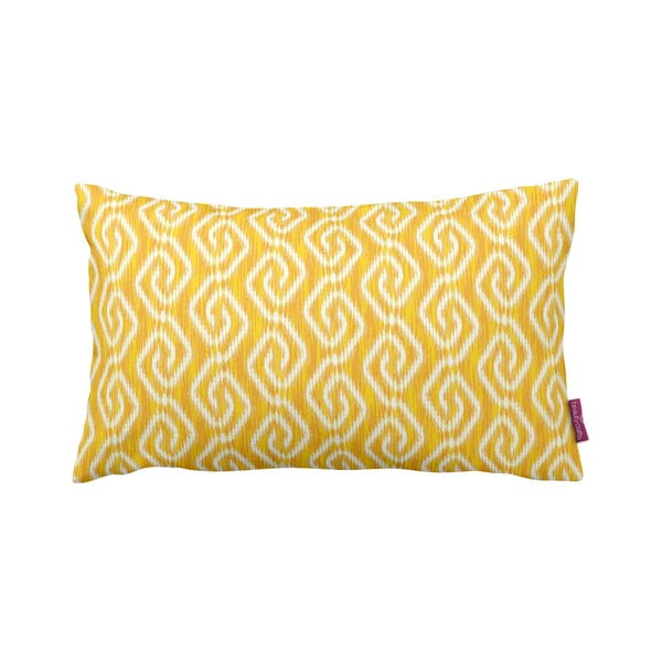 Žlutý polštář Yellow Pattern, 35 x 60 cm-image-1