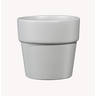 Šedý keramický květináč Big pots Lima, ø 10 cm