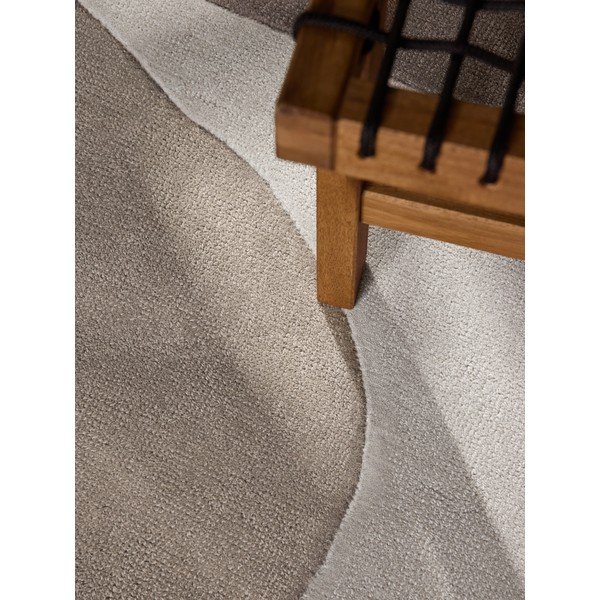 Béžový ručně tkaný vlněný kulatý koberec ø 200 cm Hackney Clarissa – Ted Baker-image-3