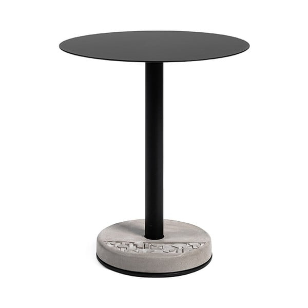 Barový stolek s betonovou základnou Lyon Béton Ronde, ø 61,8 cm