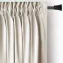Béžový sametový dimout závěs 140x245 cm Pleat – Restilo