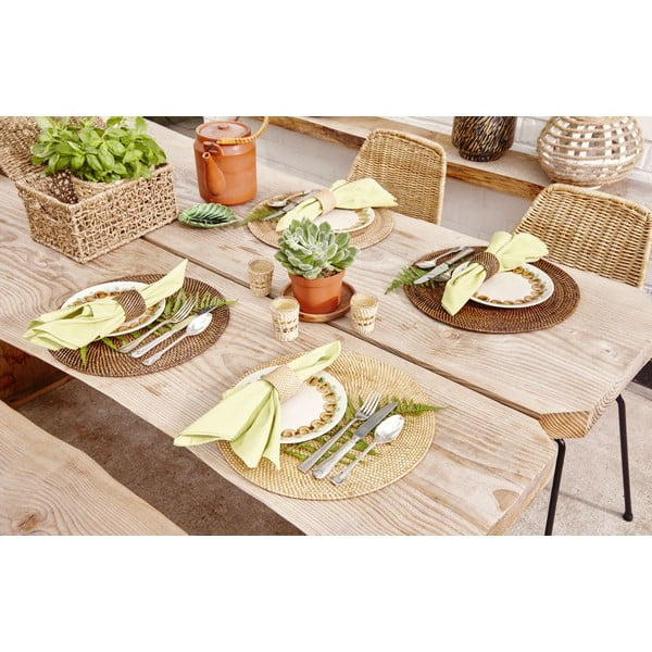 Přírodní ratanové prostírání Tiseco Home Studio, ⌀ 36 cm-image-1