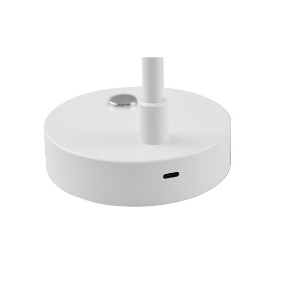 Bílá LED stmívatelná stolní lampa (výška 28 cm) Lenny – Trio-image-4