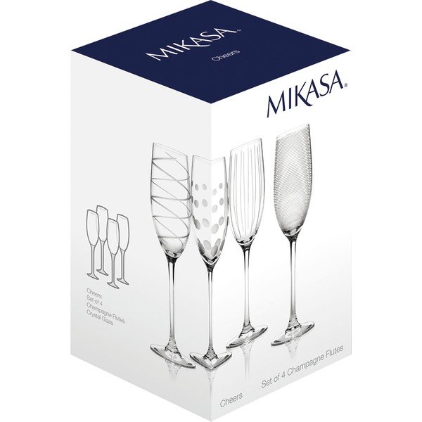 Sklenice na sekt v sadě 4 ks 250 ml Cheers - Mikasa-image-4