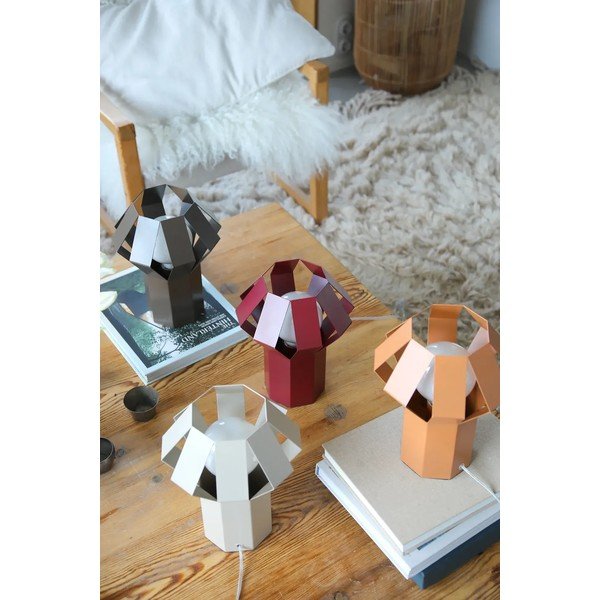 Červená kovová stolní lampa s kovovým stínidlem (výška 27 cm) Octa – Markslöjd-image-4