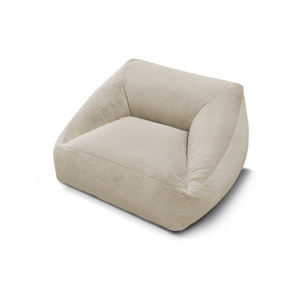 Béžový sedací vak z umělé kožešiny Lilibet – Bobochic Paris-image-3