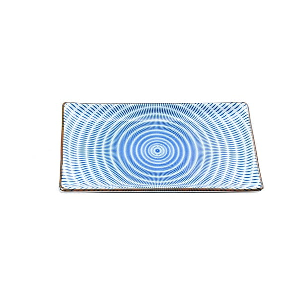 Porcelánový talíř Blue Stripe, 21.6 cm
