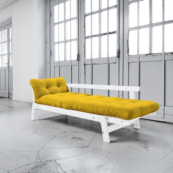 Rozkládací pohovka Karup Step White/Amarillo-image-3