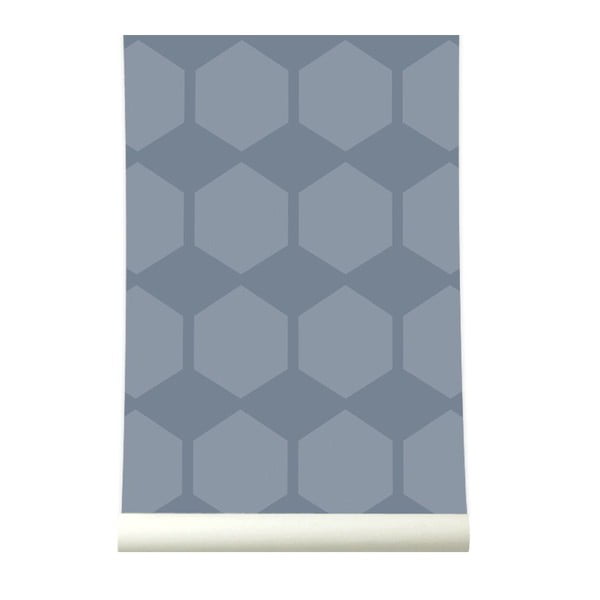 Tapeta Hexagrow Grey/Blue