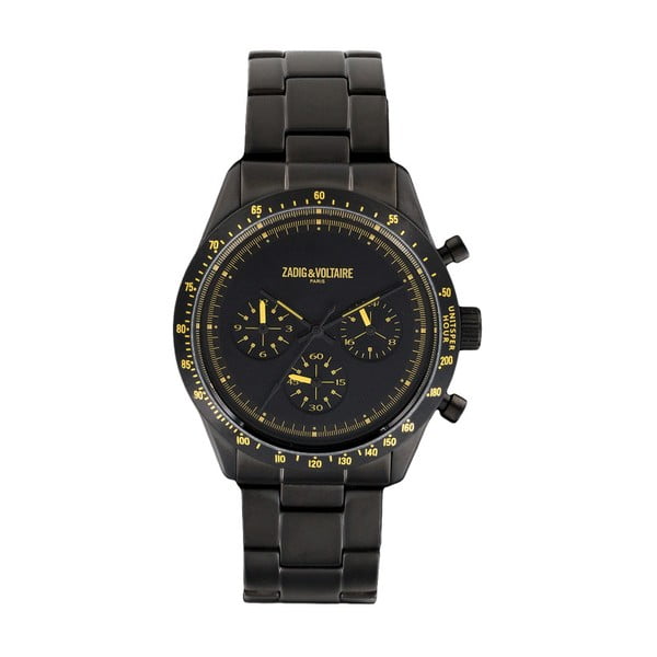 Pánské černé hodinky Zadig & Voltaire Range