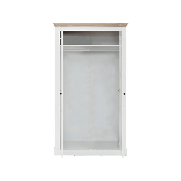 Bílá šatní skříň 100x180 cm Binza – Støraa-image-2