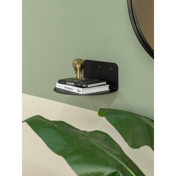 Černá kovová police 30 cm Flex – Spinder Design-image-3