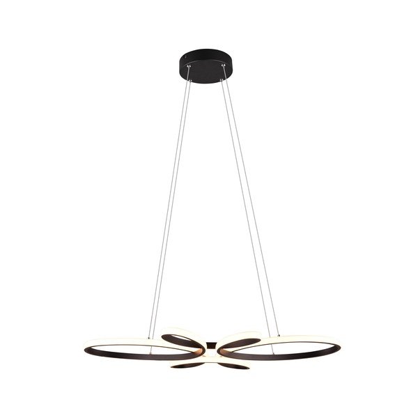 Černé LED závěsné svítidlo Fly – Trio-image-1