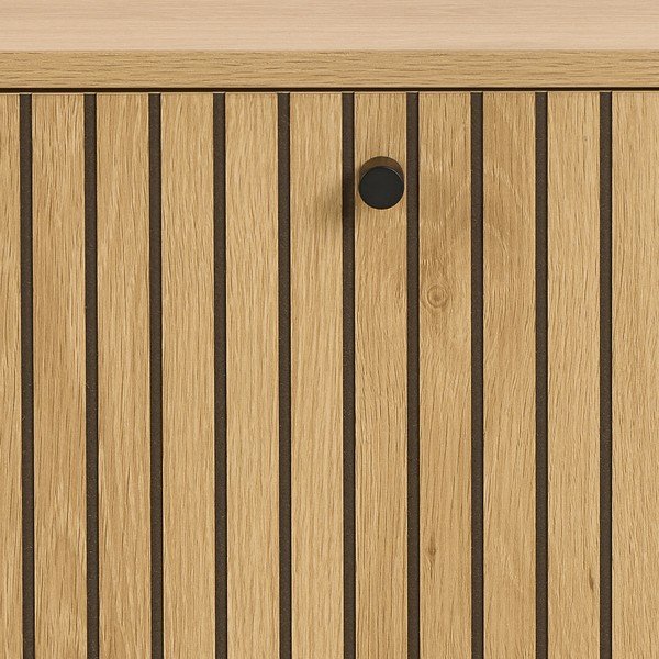 Výklopný botník v dekoru dubu v přírodní barvě 72x43x17 cm Albany  – Actona-image-4