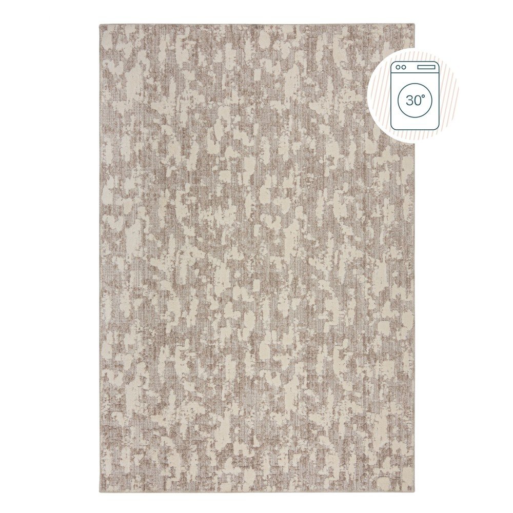 Šedobéžový pratelný koberec 78x150 cm Connely – Flair Rugs