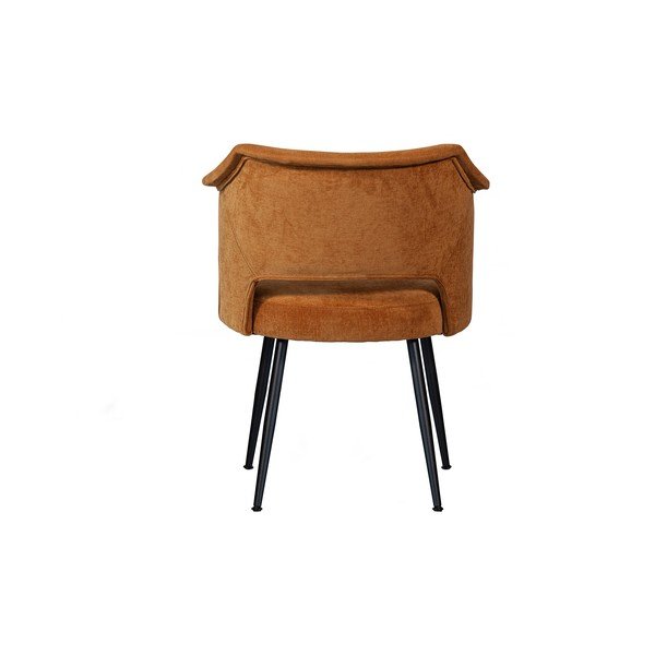 Okrově žluté sametové jídelní židle v sadě 2 ks Sits – Basiclabel -image-3