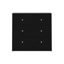 Černá komoda Tvilum May, 72 x 68 cm