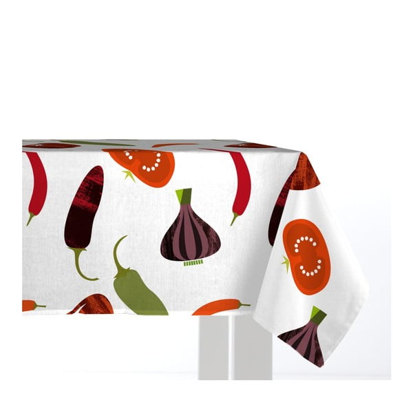 Bavlněný ubrus Happy Friday Basic Veggies, 225 x 150 cm