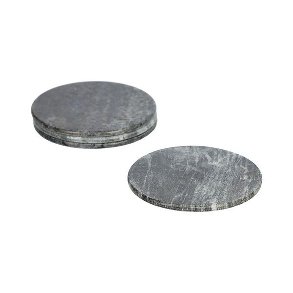 Šedé mramorové podtácky v sadě 4 ks Tresa – Kave Home