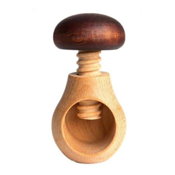 Dřevěný louskáček na ořechy Steel Function ve tvaru houby