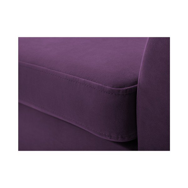 Fialová 3místná rozkládací pohovka s úložným prostorem Mazzini Sofas Peony-image-1