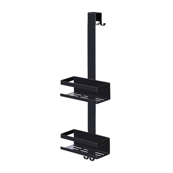 Černá závěsná koupelnová polička z nerezové oceli Bribano – Wenko