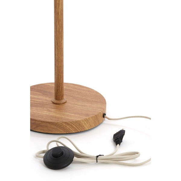 Stojací lampa v přírodní barvě s textilním stínidlem (výška 159 cm) Dania – Light & Living-image-4