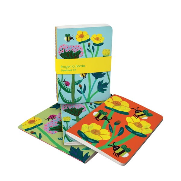 Zápisníky 64 str. formát A6 3 ks Honey – Roger la Borde-image-1