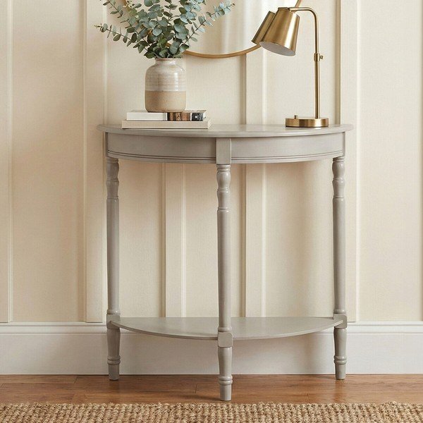 Šedý konzolový stolek z borovicového dřeva 30x80 cm Heritage – Premier Housewares-image-1