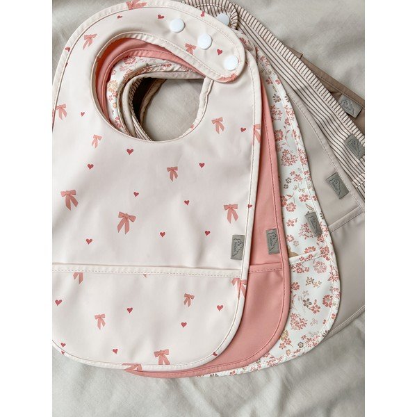 Béžové bryndáky v sadě 2 ks Classic Stripes Camel – Cam Cam Copenhagen-image-1