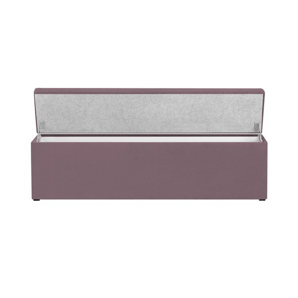 Levandulově fialový otoman Mazzini Sofas Ancona, 200 x 46 cm-image-2