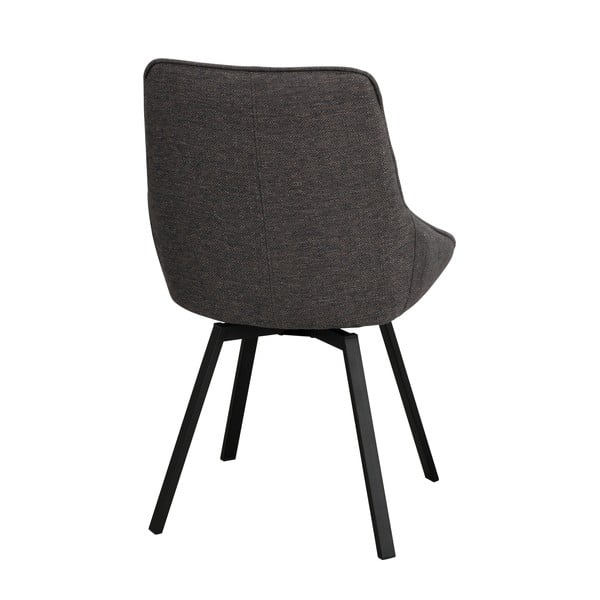 Šedá otočná židle Rowico Alison-image-4