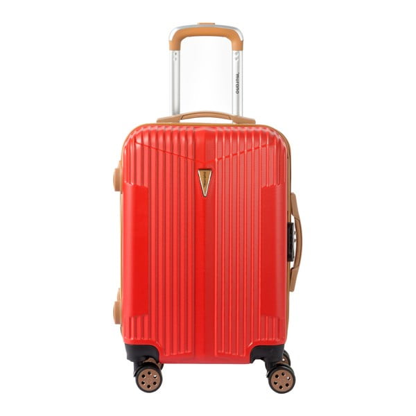 Tmavě červené kabinové zavazadlo na kolečkách Murano Symphaty, 44 l