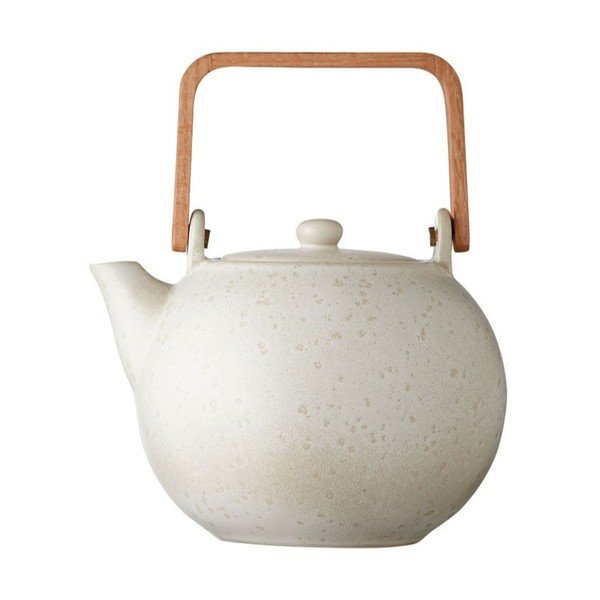 Béžová konvice na čaj z kameniny 1.2 l Stentøj - Bitz