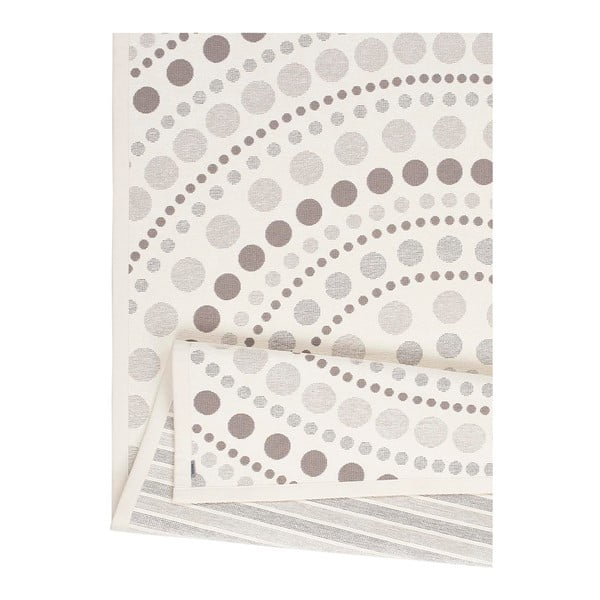 Bílo-šedý oboustranný koberec Narma Oola, 70 x 140 cm-image-4