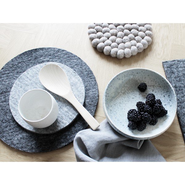 Antracitový plstěný podtácek z vlny Wooldot Felt Coaster, ⌀ 30 cm-image-2