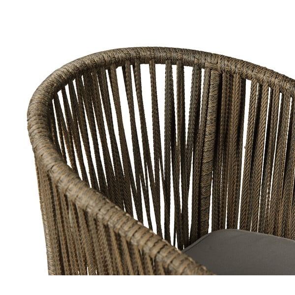 Sada 2 šedohnědých zahradních židlí Bonami Selection Trapani-image-3