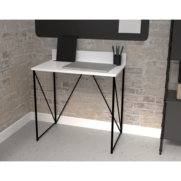 Bílý pracovní stůl Tenzo Tell, 80 x 48 cm-image-1