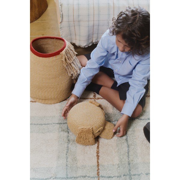 Béžový látkový dětský koš na hračky 40x30x55 cm Luna – Lorena Canals-image-3