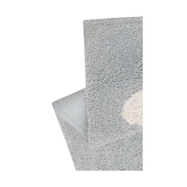 Šedý pratelný ručně tkaný dětský koberec s příměsí bavlny 120x160 cm Clouds Grey – Lorena Canals-image-4