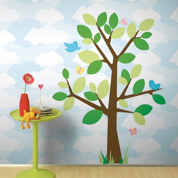 Samolepka na zeď Dotted Tree