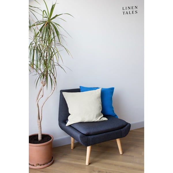 Bílý lněný povlak na polštář Linen Tales, 45 x 45 cm-image-1