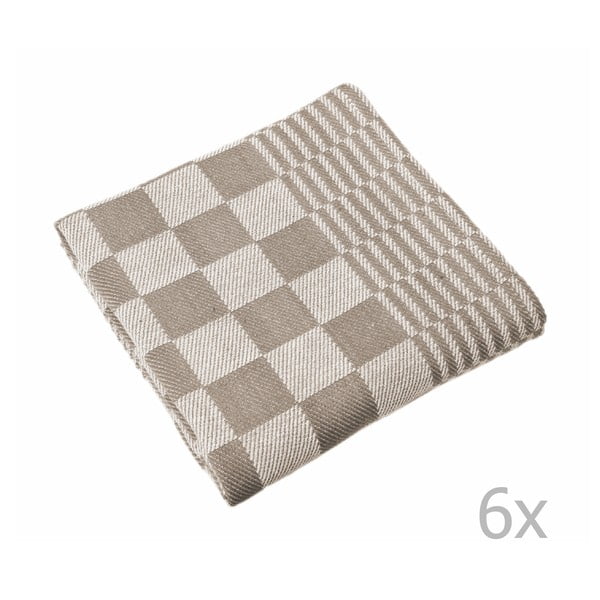 Bavlněné utěrky v sadě 6 ks 65x65 cm Mineur – Tiseco Home Studio-image-1