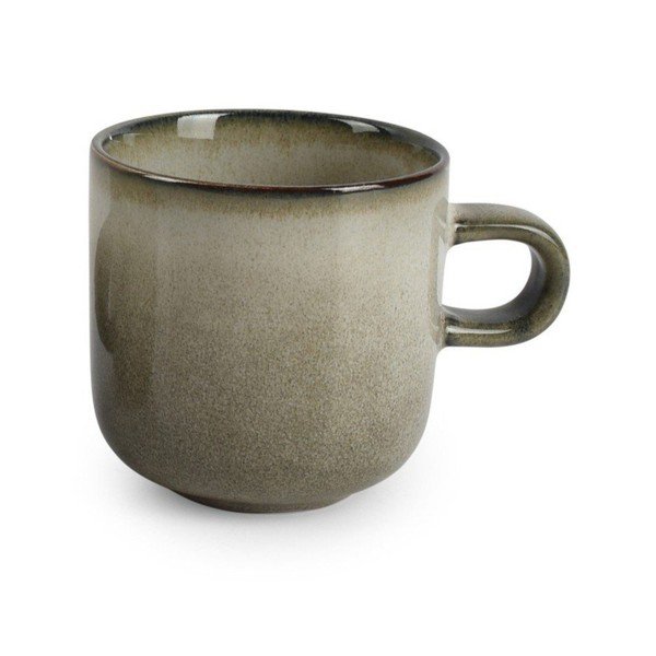 Zelený/šedý kameninový šálek 240 ml Meridian – Salt&Pepper-image-2