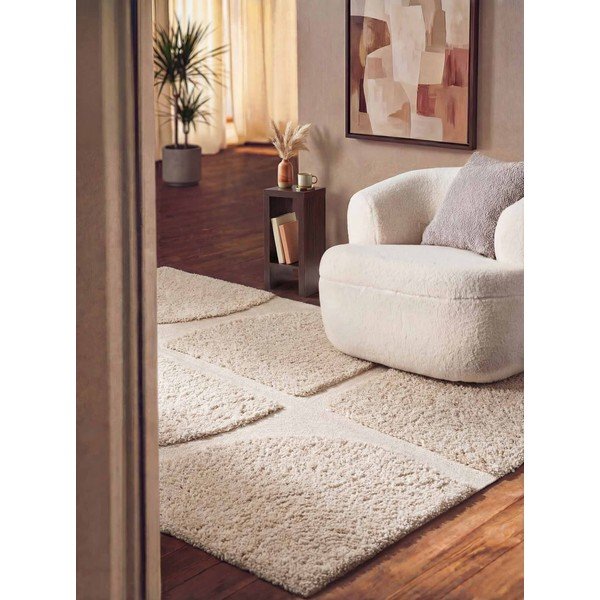 Krémový ručně tkaný koberec 80x150 cm Lambeth Jasper – Ted Baker-image-1