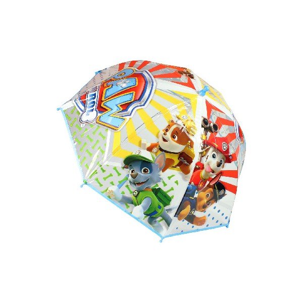Dětský transparentní holový deštník Birdcage Paw Patrol, ⌀ 72 cm