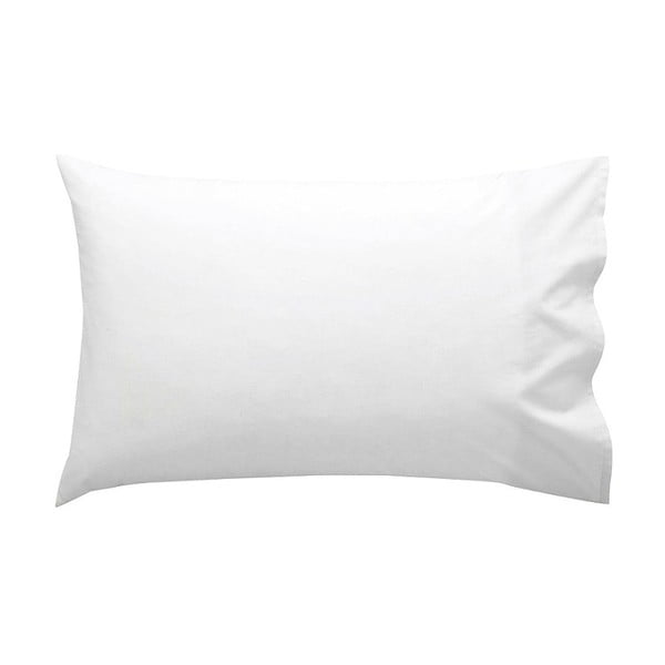 Bílý bavlněný povlak na polštář Happy Friday Basic, 40 x 60 cm