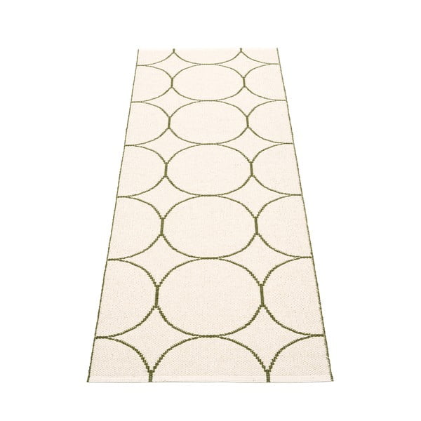 Tmavě zelený vnitřní a venkovní běhoun 70x200 cm Boo Dark Olive – Pappelina-image-2