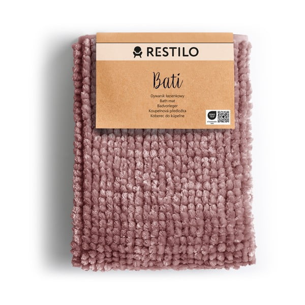 Růžová koupelnová předložka 70x120 cm Bati – Restilo
