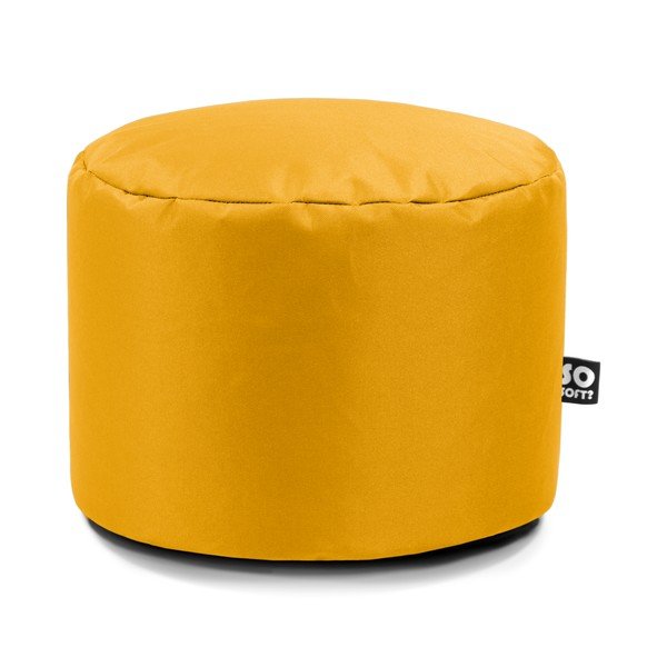 Žlutý dětský sedací vak Dot M – So Soft?